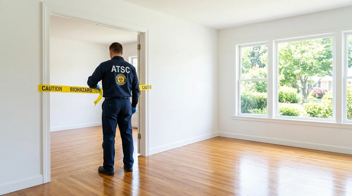 Certified biohazard cleanup crew performing Crime Scene Cleanup in Munhall